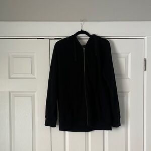 Goodfellow & Co Black Zip Hoodie with Brass Zipper